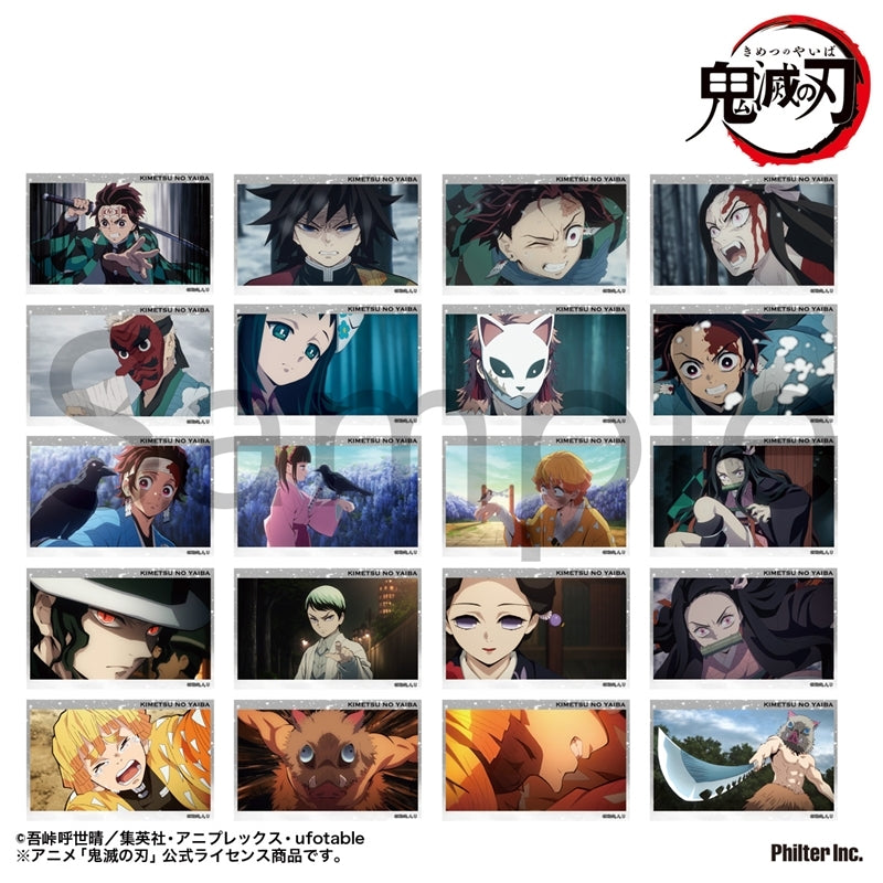 (1BOX=10)(Goods - Bromide) Demon Slayer: Kimetsu no Yaiba Anime Trading Mini Bromide Unwavering Resolve Arc 20 Types Total Vol. 1(Blind Box -Single)