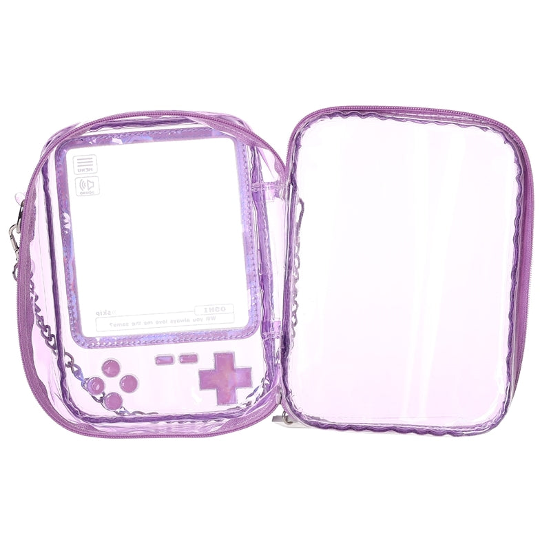 (Goods - Pouch) Handheld Game Console Shaped Plush Pouch Green