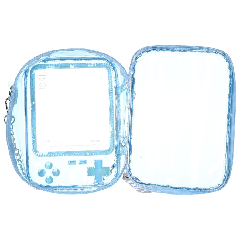 (Goods - Pouch) Handheld Game Console Shaped Plush Pouch Black