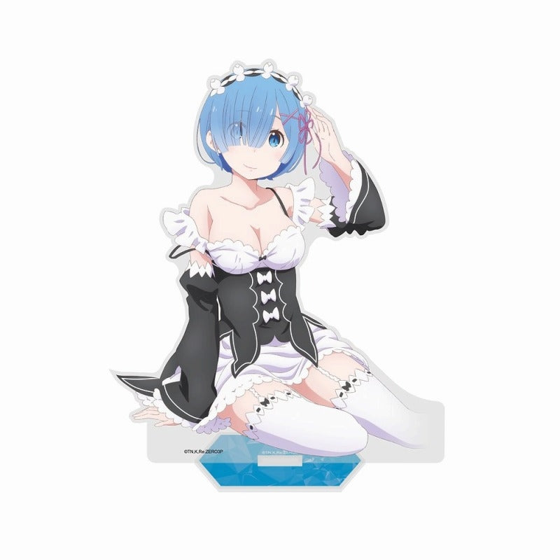 (Goods - Stand Pop) Re: Zero Starting - Life in Another World Rem Dokidoki Big Acrylic Stand
