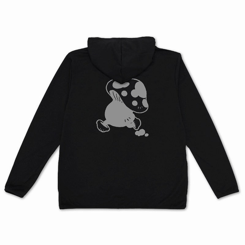 (Goods - Hoodies) Delicious in Dungeon Hoodie Walking Mushroom Black XL