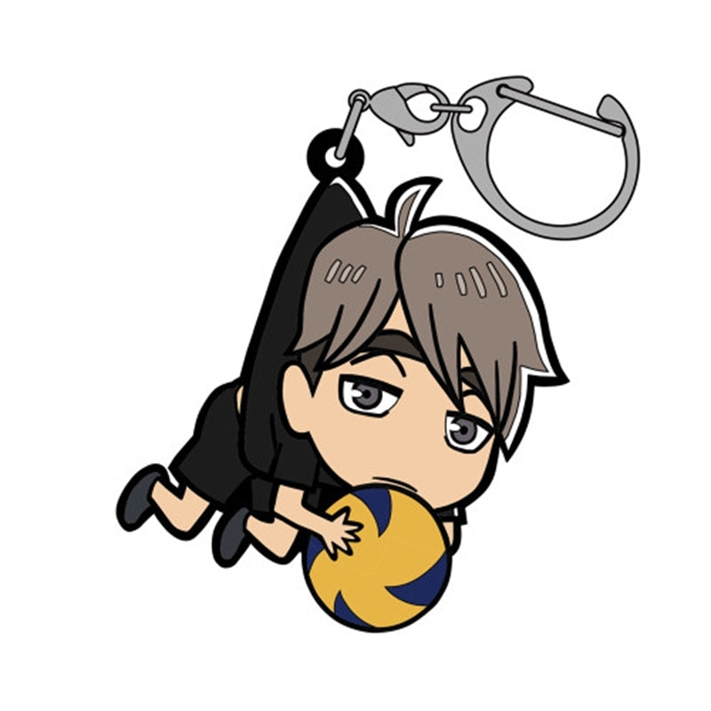 (Goods - Keychain) Haikyu!! Osamu Miya Tsumamare Uniform Ver.