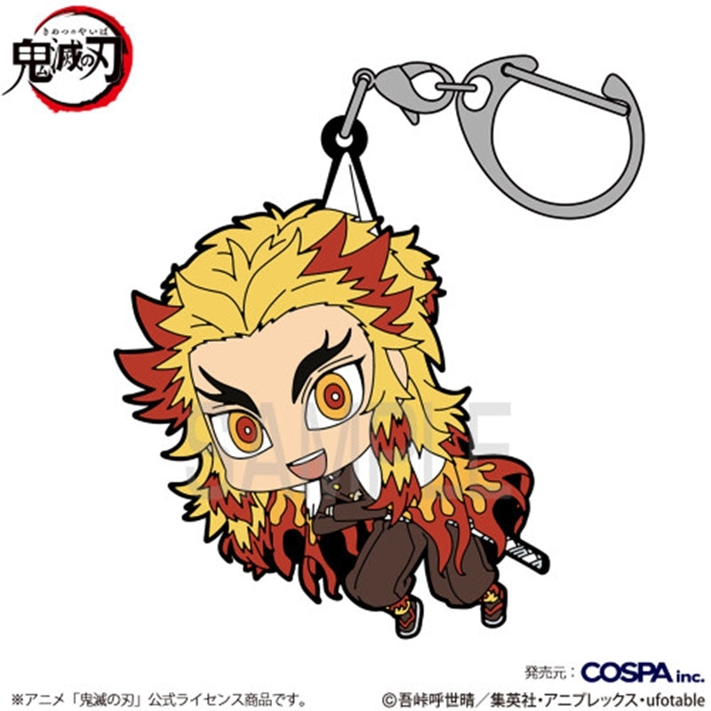 (Goods - Keychain) Anime Demon Slayer: Kimetsu no Yaiba Kyojuro Rengoku Tsumamare