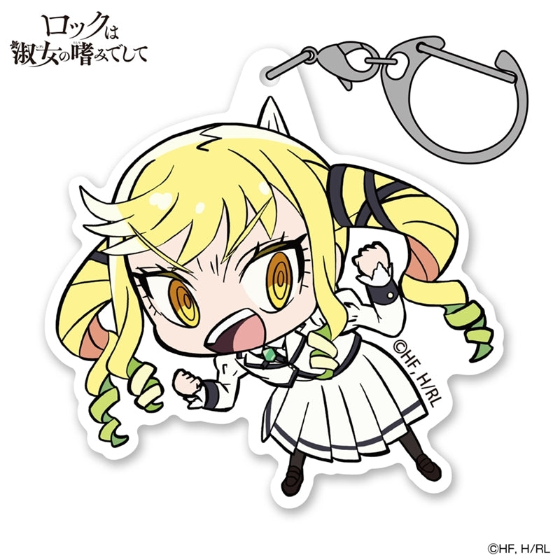 (Goods - Keychain) Rock Is a Lady's Modesty Lilisa Suzunomiya Acrylic Tsumamare Keychain