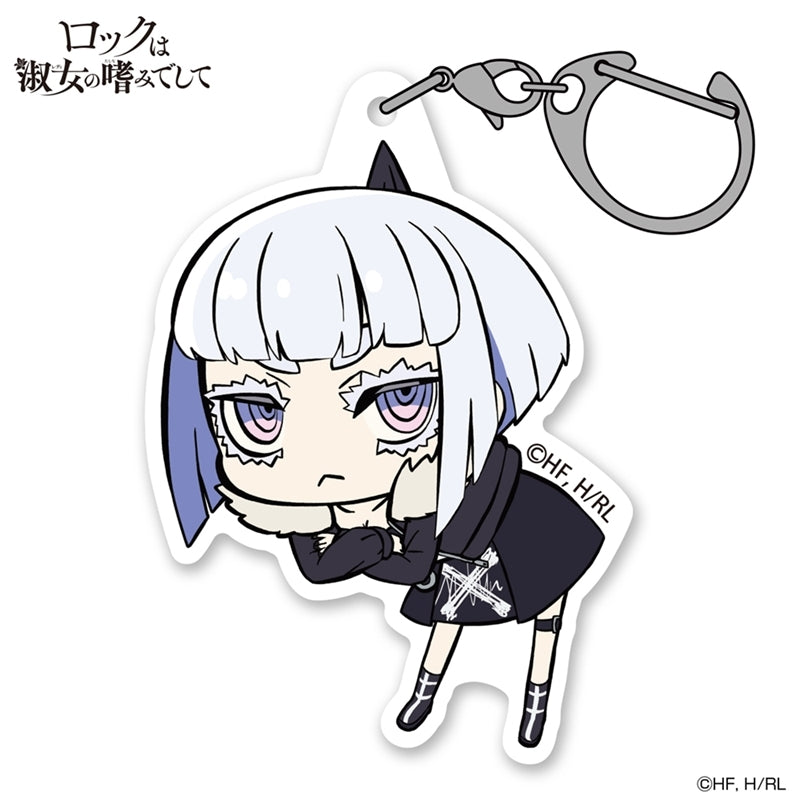 (Goods - Keychain) Rock Is a Lady's Modesty Tamaki Shiraya Acrylic Tsumamare Keychain