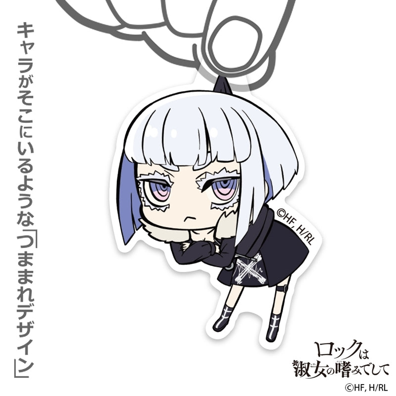 (Goods - Keychain) Rock Is a Lady's Modesty Tamaki Shiraya Acrylic Tsumamare Keychain