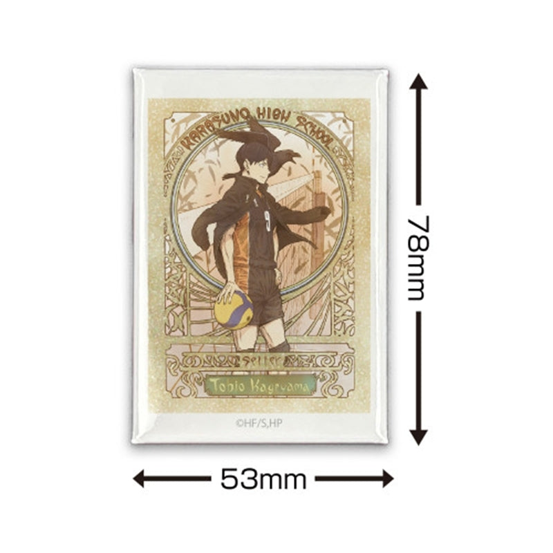 (Goods - Badge) Haikyu!! Tobio Kageyama Square Button Badge Flying Ver.