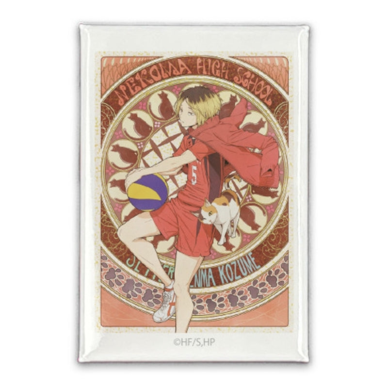 (Goods - Badge) Haikyu!! Kenma Kozume Square Button Badge Flying Ver.