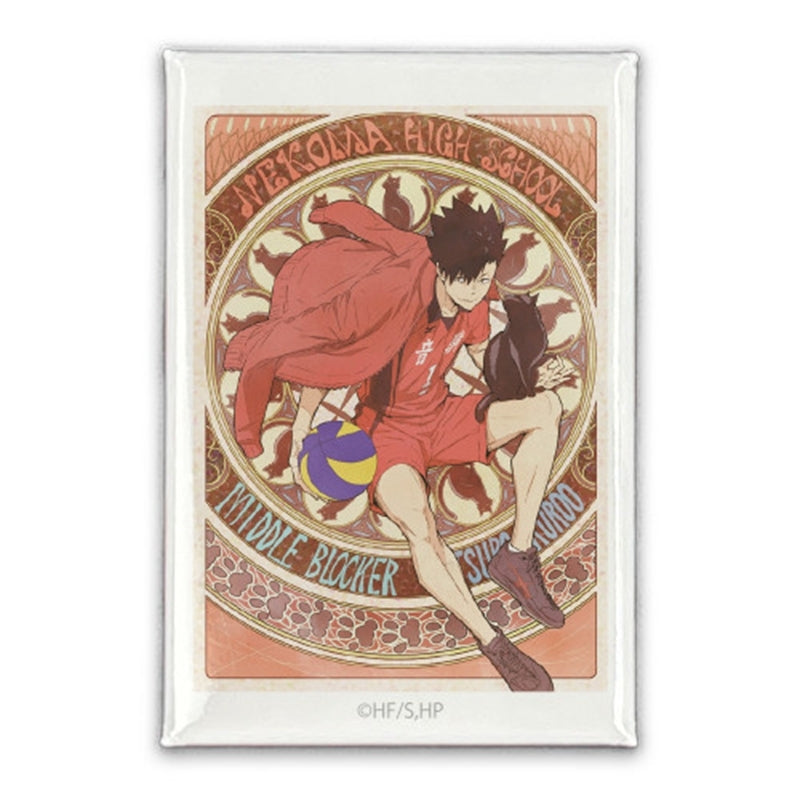 (Goods - Badge) Haikyu!! Tetsuro Kuroo Square Button Badge Flying Ver.