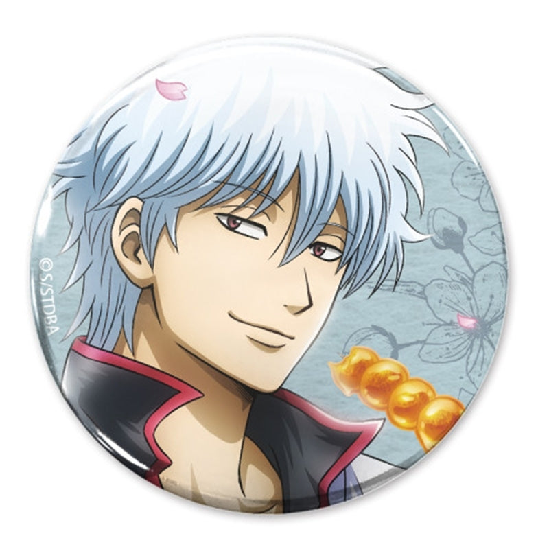 (Goods - Badge) Gintama feat. Exclusive Art Gintoki Sakata 65mm Button Badge View Through a Small Window Ver.