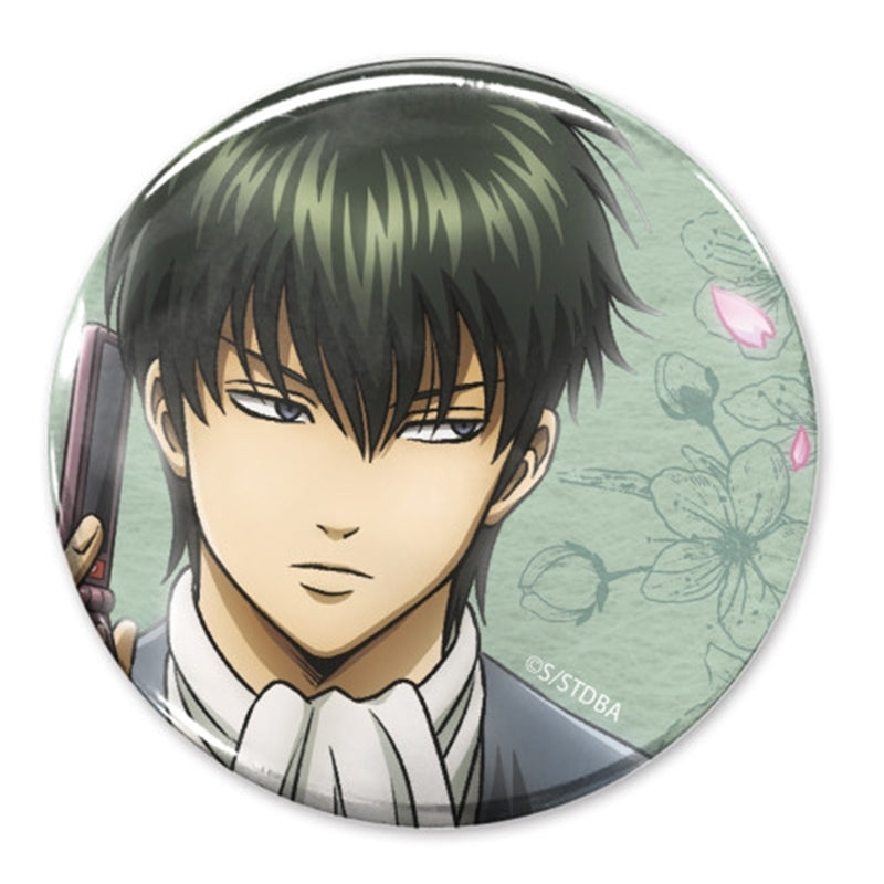 (Goods - Badge) Gintama feat. Exclusive Art Toshiro Hijikata 65mm Button Badge View Through a Small Window Ver.
