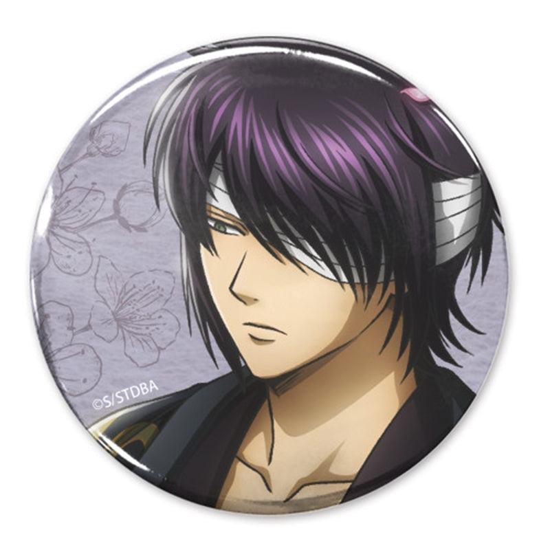 (Goods - Badge) Gintama feat. Exclusive Art Shinsuke Takasugi 65mm Button Badge View Through a Small Window Ver.