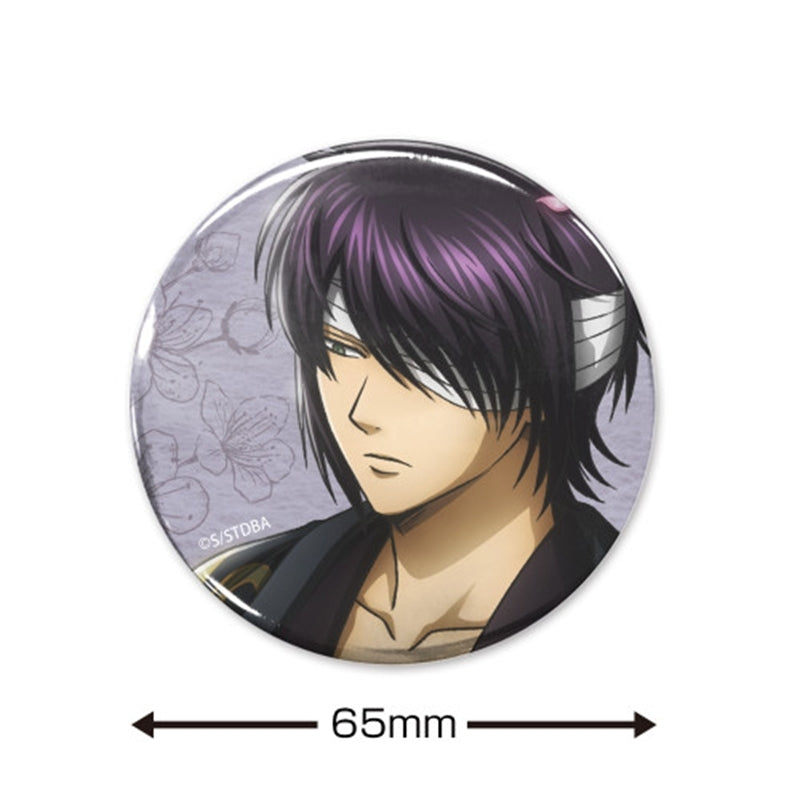 (Goods - Badge) Gintama feat. Exclusive Art Shinsuke Takasugi 65mm Button Badge View Through a Small Window Ver.