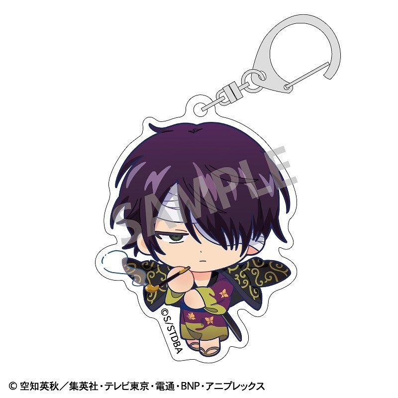 (Goods - Keychain) Gintama Acrylic Keychain Shinsuke Takasugi/Okkochi