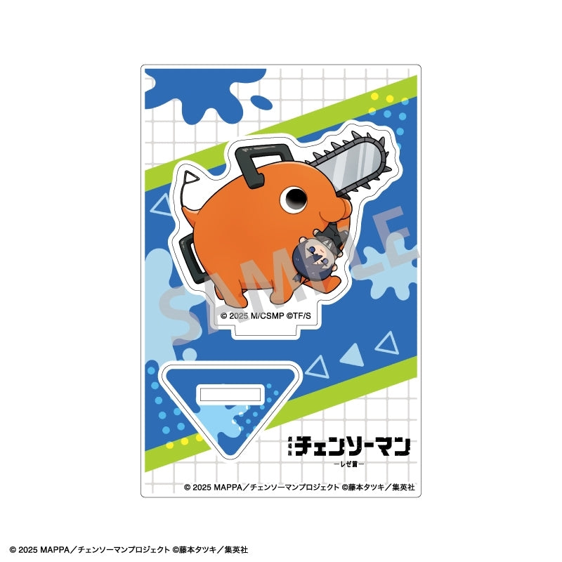 (Goods - Acrylic Stand) Chainsaw Man The Movie: Reze Arc Mini Acrylic Stand Pochita (Aki Hayakawa) Mottekuteku