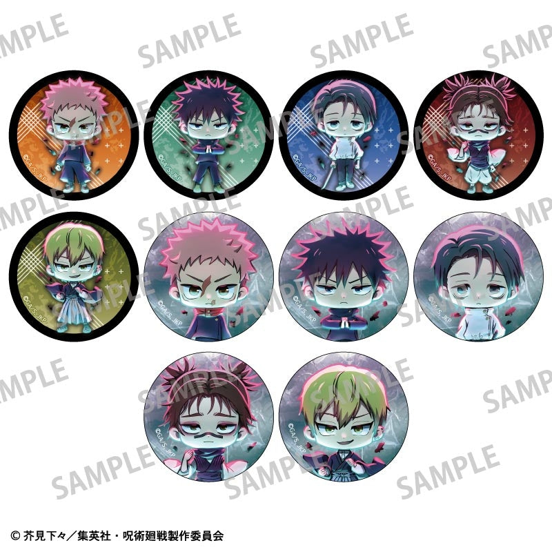 (1BOX=10)(Goods - Badge) Jujutsu Kaisen Trading Button Badge (Blind Box -Single)