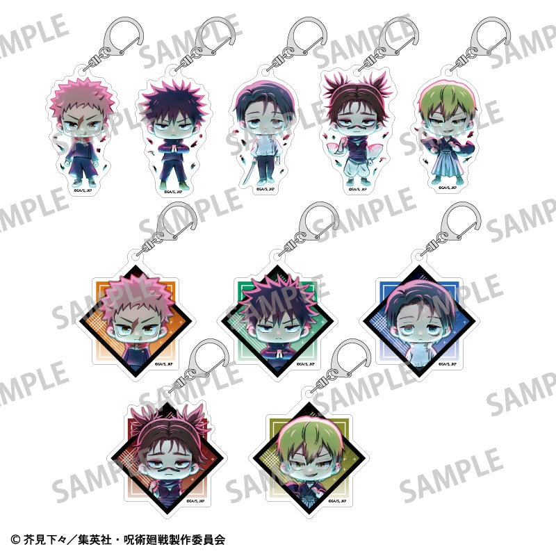 (1BOX=10)(Goods - Key Chain) Jujutsu Kaisen Trading Acrylic Key Chain(Blind Box -Single)