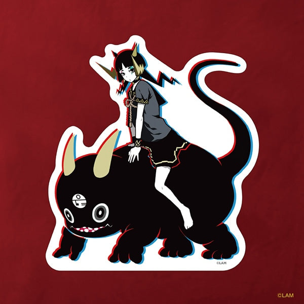 (Goods - Sticker) LAM Solo Exhibition SENKYAKU BANRAI Die-cut Sticker Raishi