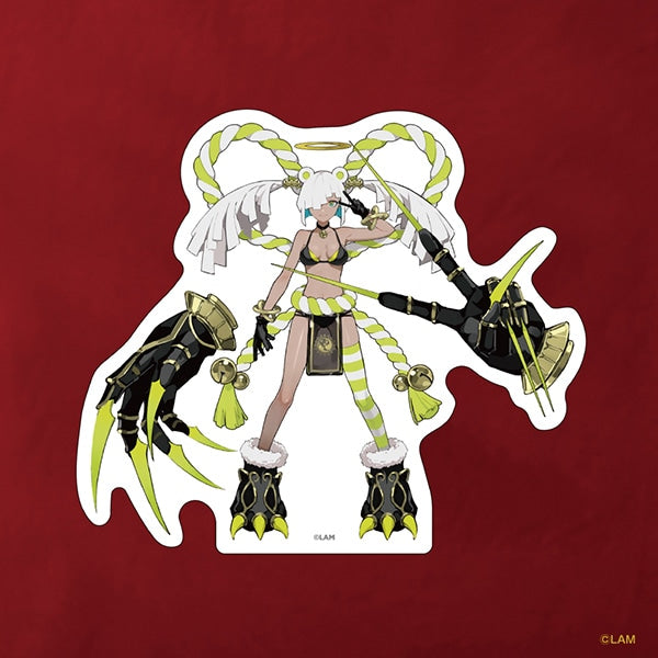 (Goods - Sticker) LAM Solo Exhibition SENKYAKU BANRAI Die-cut Sticker Byakko