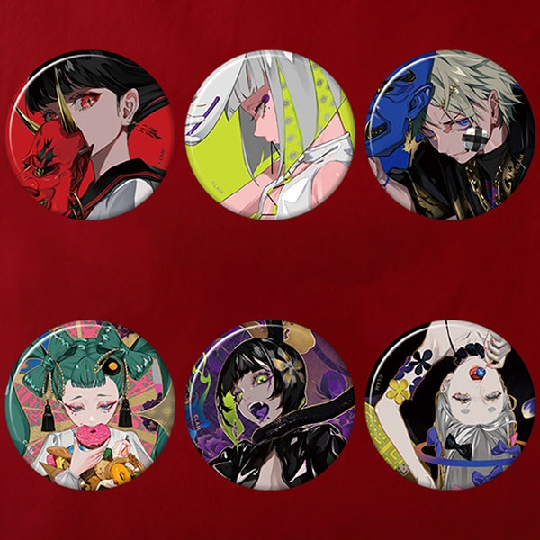 (Goods - Badge) LAM Solo Exhibition SENKYAKU BANRAI  Character Badge Collection (Blind Box -Single)
