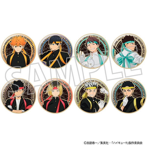 (Goods - Badge) Haikyu!! Ultimetal Can Badge Collection Cheer Squad (Blind Box -Single)