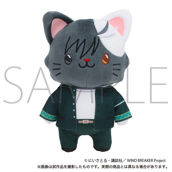 (Goods - Keychain) WIND BREAKER withCAT Mascot With Eye Mask Keychain/Haruka Sakura
