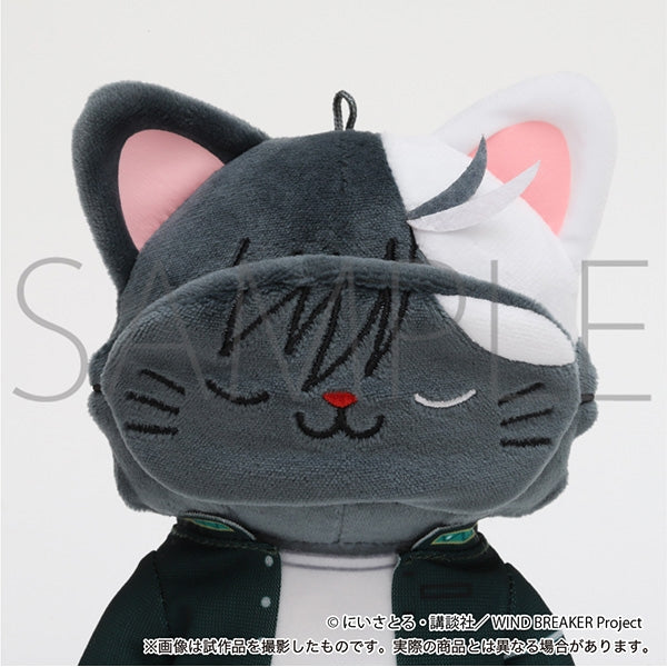 (Goods - Keychain) WIND BREAKER withCAT Mascot With Eye Mask Keychain/Haruka Sakura