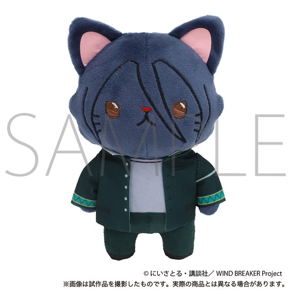 (Goods - Keychain) WIND BREAKER withCAT Mascot With Eye Mask Keychain/Kyotaro Sugishita