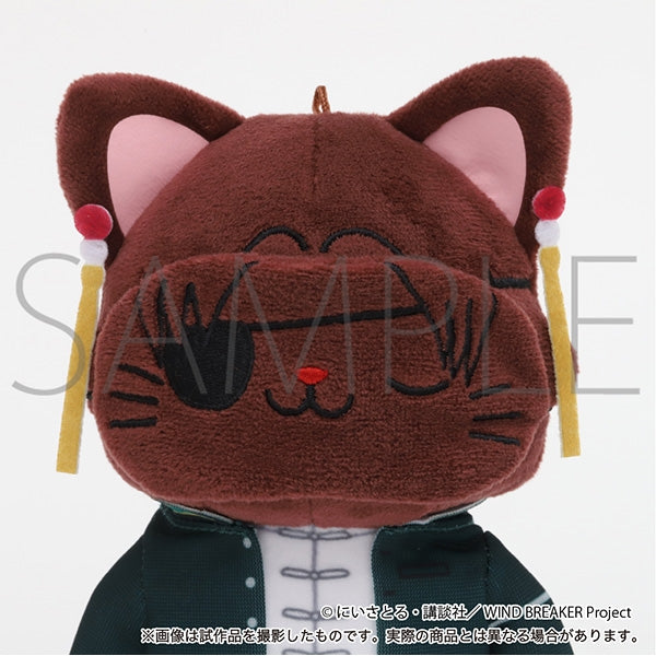 (Goods - Keychain) WIND BREAKER withCAT Mascot With Eye Mask Keychain/Hayato Suo