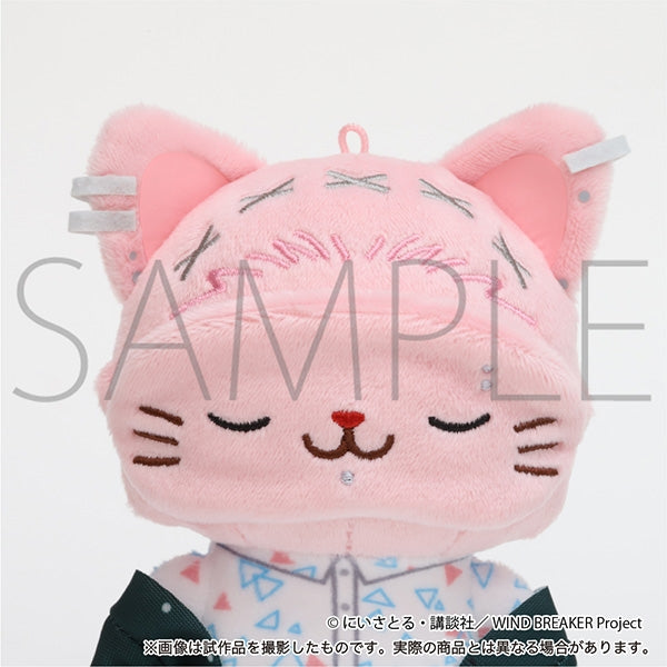 (Goods - Keychain) WIND BREAKER withCAT Mascot With Eye Mask Keychain/Mitsuki Kiryu