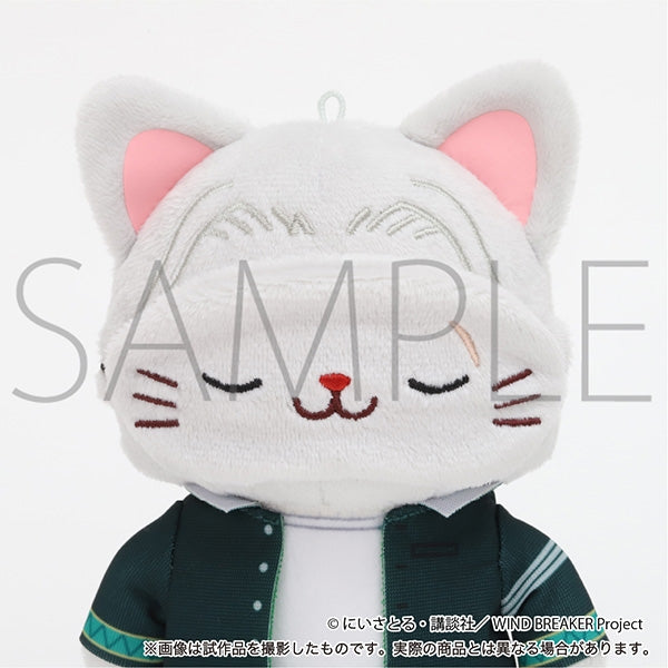 (Goods - Keychain) WIND BREAKER withCAT Mascot With Eye Mask Keychain/Hajime Umemiya