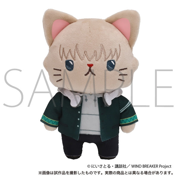 (Goods - Keychain) WIND BREAKER withCAT Mascot With Eye Mask Keychain/Ren Kaji