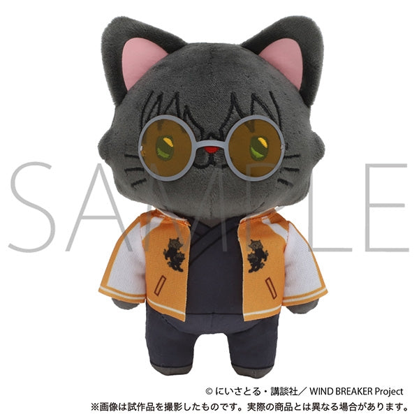 (Goods - Keychain) WIND BREAKER withCAT Mascot With Eye Mask Keychain/Jo Togame