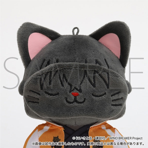 (Goods - Keychain) WIND BREAKER withCAT Mascot With Eye Mask Keychain/Jo Togame