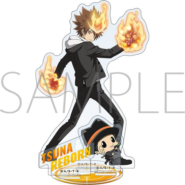 (Goods - Stand Pop) REBORN! Acrylic Stand / Tsunayoshi Sawada & Reborn