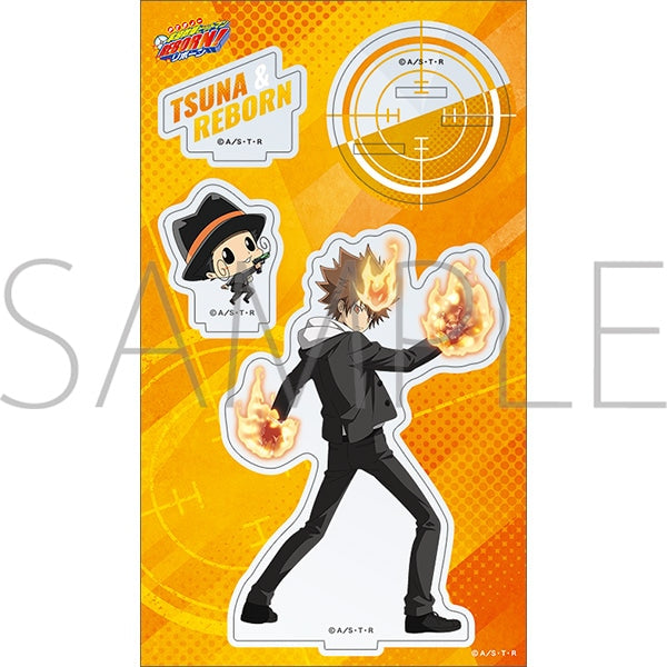 (Goods - Stand Pop) REBORN! Acrylic Stand / Tsunayoshi Sawada & Reborn