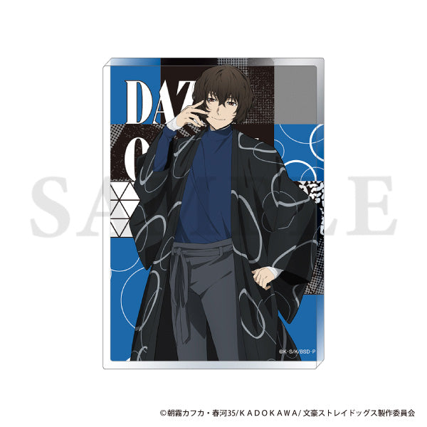 (Goods - Ornament) Bungo Stray Dogs Acrylic Block Modern Kimono Style Osamu Dazai