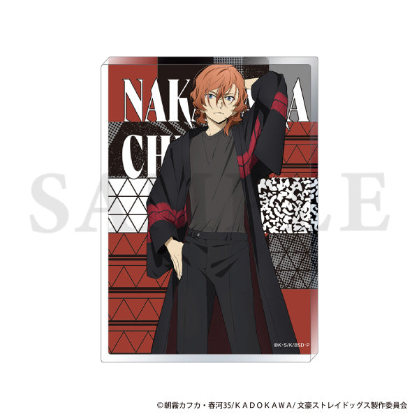 (Goods - Ornament) Bungo Stray Dogs Acrylic Block Modern Kimono Style Chuya Nakahara