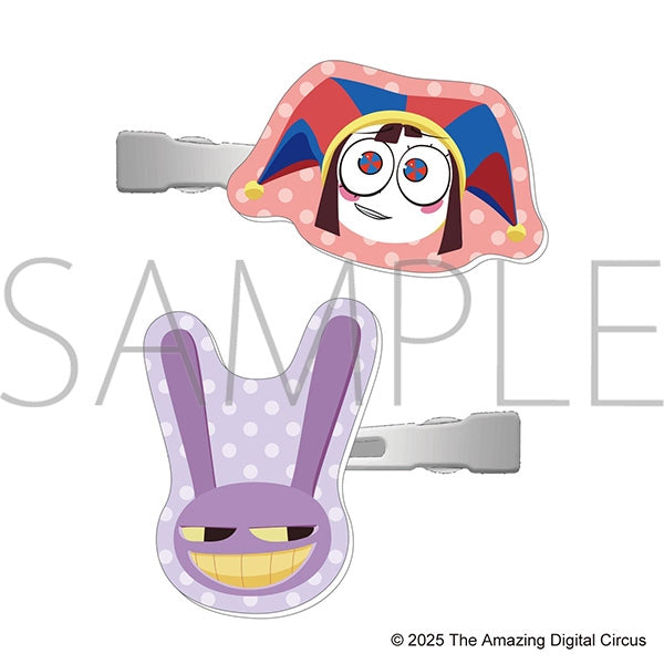 (Goods - Hair Accessory) The Amazing Digital Circus Hinged Barrettes For Bangs
