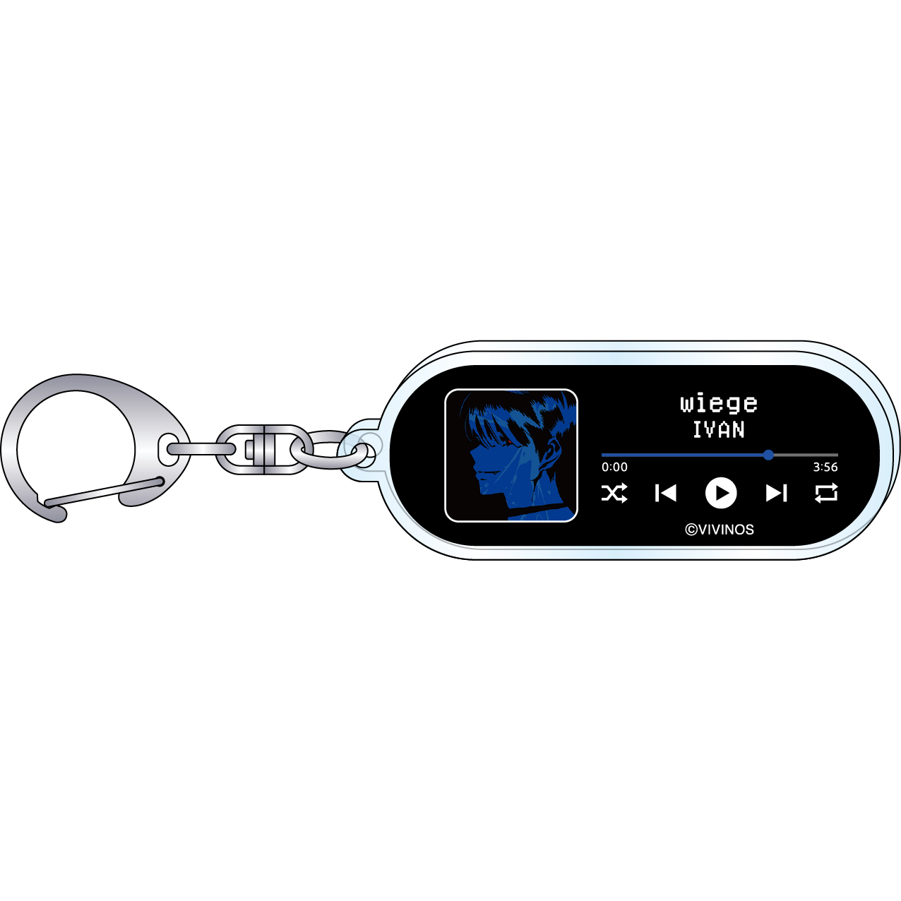 Alien Stage] Music Player Style Keychain Ivan | animate USA