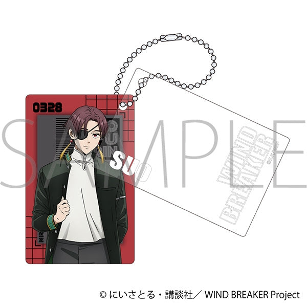(Goods - Keychain) WIND BREAKER Sliding Acrylic Keychain Hayato Suo