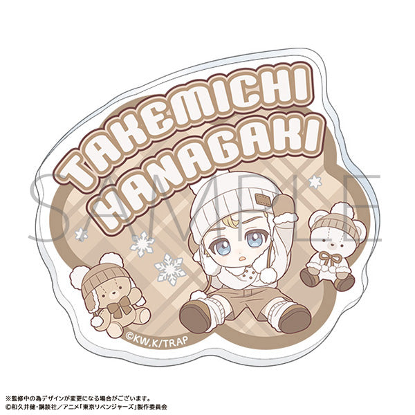 (Goods - Badge) TV Anime Tokyo Revengers Name Acrylic Badge Takemichi Hanagaki Pastel Pop