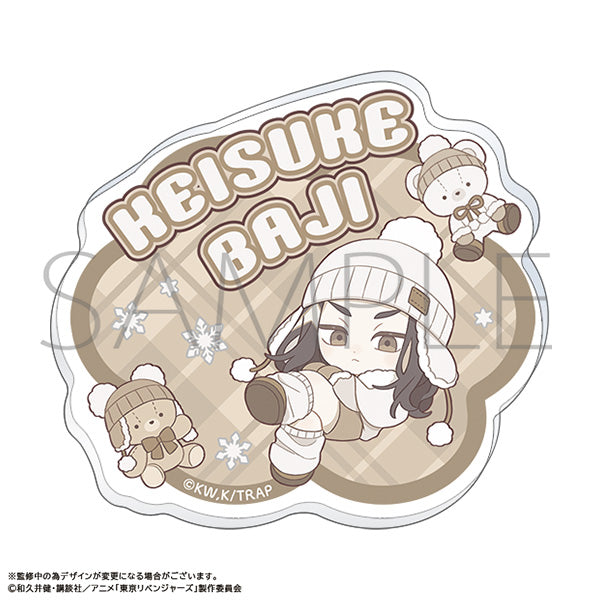 (Goods - Badge) TV Anime Tokyo Revengers Name Acrylic Badge Keisuke Baji Pastel Pop