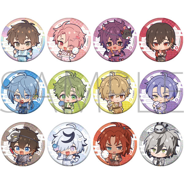 (Goods - Badge) NU: Carnival Holographic Character Badge Collection Yukata ver. (Blind Box -Single)