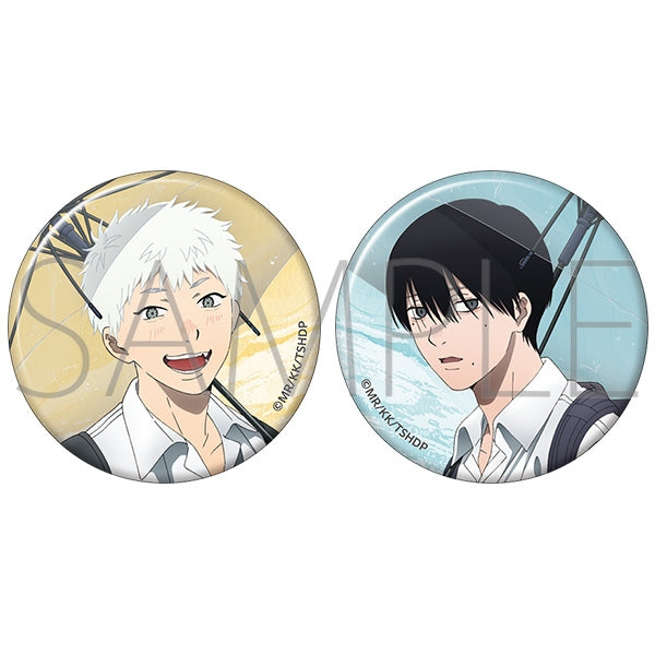 (Goods - Badge) The Summer Hikaru Died Button Badge Set Rainy Day