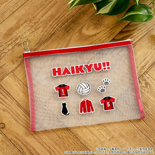 (Goods - Pouch) Haikyu!! Mesh Pouch Nekoma High