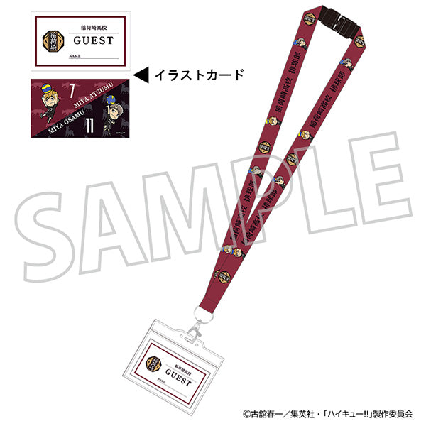 (Goods - Strap) Haikyu!! Neck Strap Inarizaki High