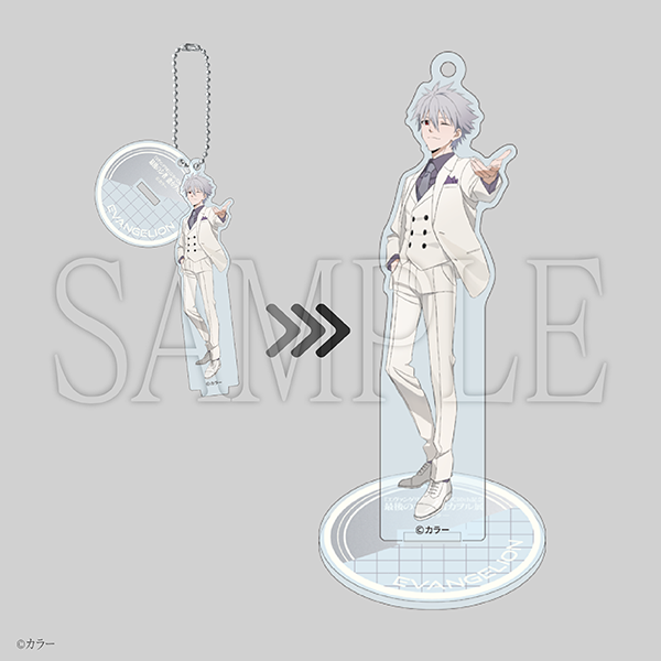 (Goods - Acrylic Stand) EVANGELION Acrylic Stand Keychain Kaworu Nagisa Type-A / Rebuild of Evangelion