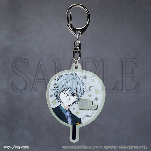 (Goods - Keychain) EVANGELION Oshi Fan Keychain Kaworu Nagisa / Neon Genesis Evangelion