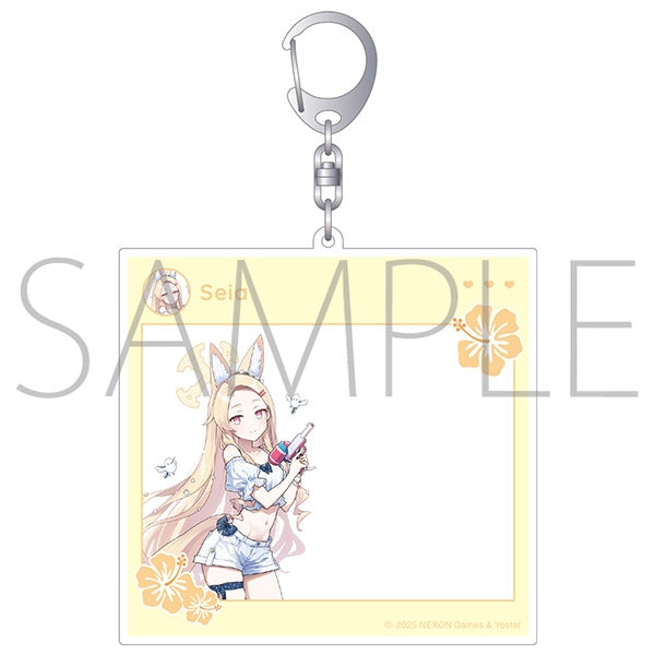 (Goods - Keychain) Blue Archive Photo Frame Keychain Seia